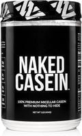 NAKED Casein - 1Lb Micellar Casein Protein - Bulk Zero Carb NSF Certified GMO-Free Gluten Free Soy Free Preservative Free - Stimulate Muscle Growth - Enhance Recovery - 15 Servings