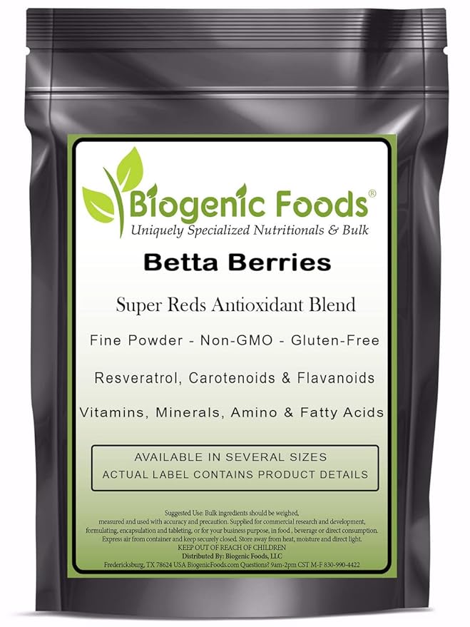 Betta Berries™ Antioxidant Blend - Super Red's Antioxidant Powder Blend