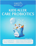 Organic Garden Kids Probiotic Supplement – 200 Billion CFU with Prebiotic Fiber – Digestive &amp Immune Support – Strawberry Flavor – 30 Sachets