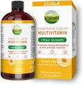 Complete Liquid Multivitamin + Hair Growth Promotes Energy Metabolism&amp Skin and Hair Function| Vitamin C D | B Vitamins | Help to Thicker Hair Wrinkles Fine Lines Skin Care (16.23 Fl Oz)