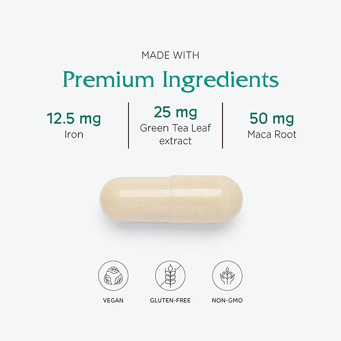 Vitanica FemTeen Symmetry Vitamins for Teens Daily Multivitamin Vegan 120 Capsules