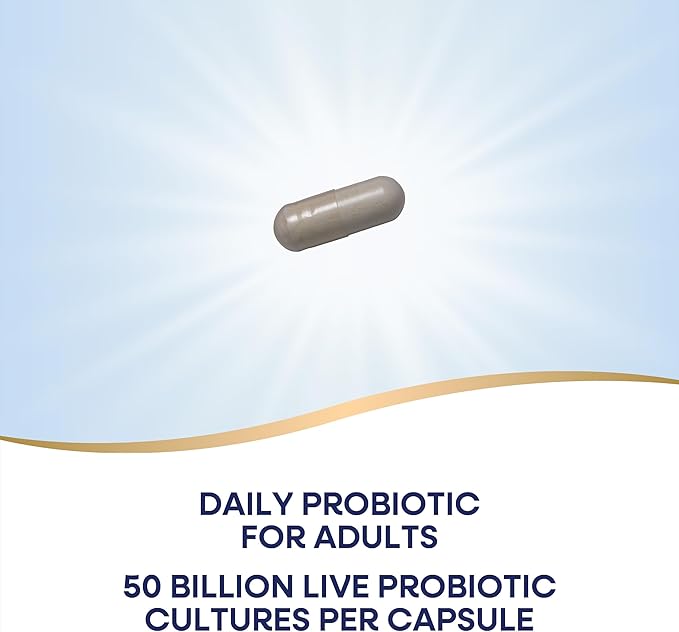 Nature's Way Extra Strength(1) Fortify Probiotic Probiotics for Digestive Health Prebiotics 50 Billion Live Cultures Digestive &amp Immune Health Support* 30 Capsules