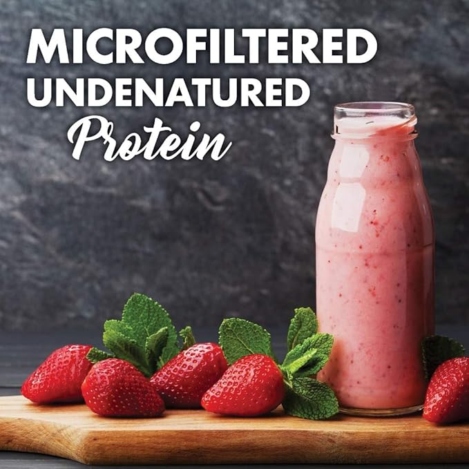 BlueBonnet Nutrition Whey Protein Isolate Powder From Grass Fed Cows 26g of Protein No Sugar Added Gluten &amp Soy free kosher Dairy 2 Lbs 28 Servings French Vanilla Flavor