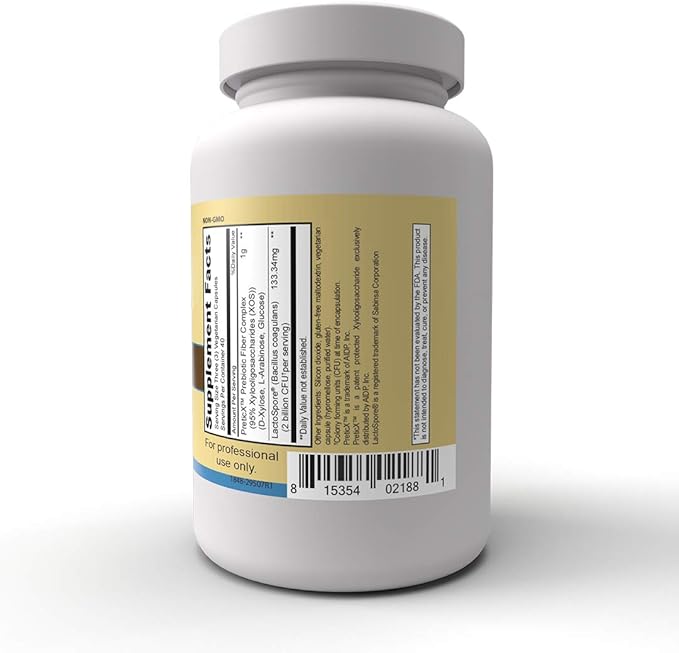 Priority One Vitamins Pre+Probiotic 120 Vegetarian Capsules - Support for Healthy Gut Microflora* Clinical Strength