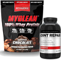 Myogenix Joint &amp Tissue Supplement &amp Myolean Chocolate Whey Protein – Recovery &amp Performance Bundle – UC-II Collagen MSM and 40g High-Protein Whey for Muscle &amp Joint Support