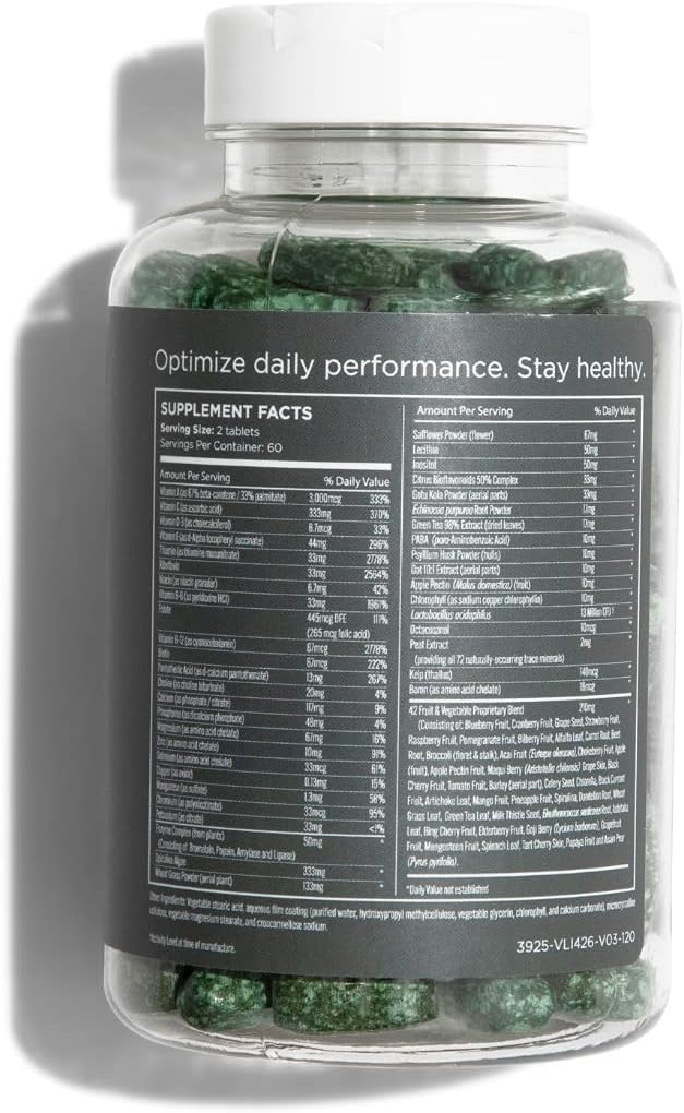 Pure for Men Original Stay Ready Fiber Supplement (120 Capsules) + Vegan Multivitamin (120 Capsules)
