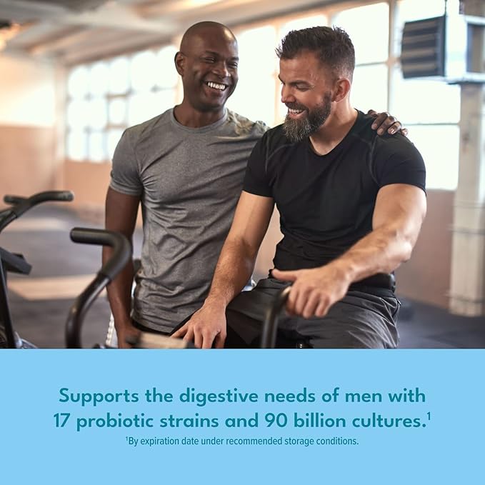 Hi-Health Chime Probiotics for Men 90 Billion with Prebiotic Guaranteed Potency 17 Strain 60 Capsules