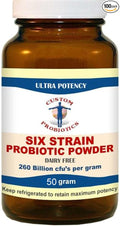 Custom Probiotics Six Strain Probiotic Powder (50 gram)