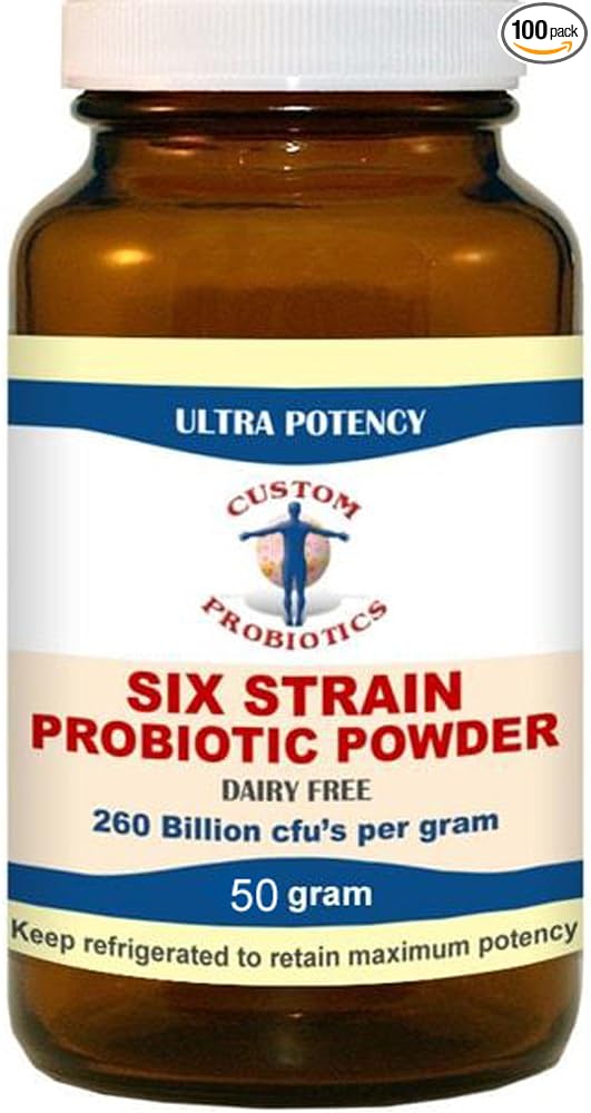 Custom Probiotics Six Strain Probiotic Powder (50 gram)