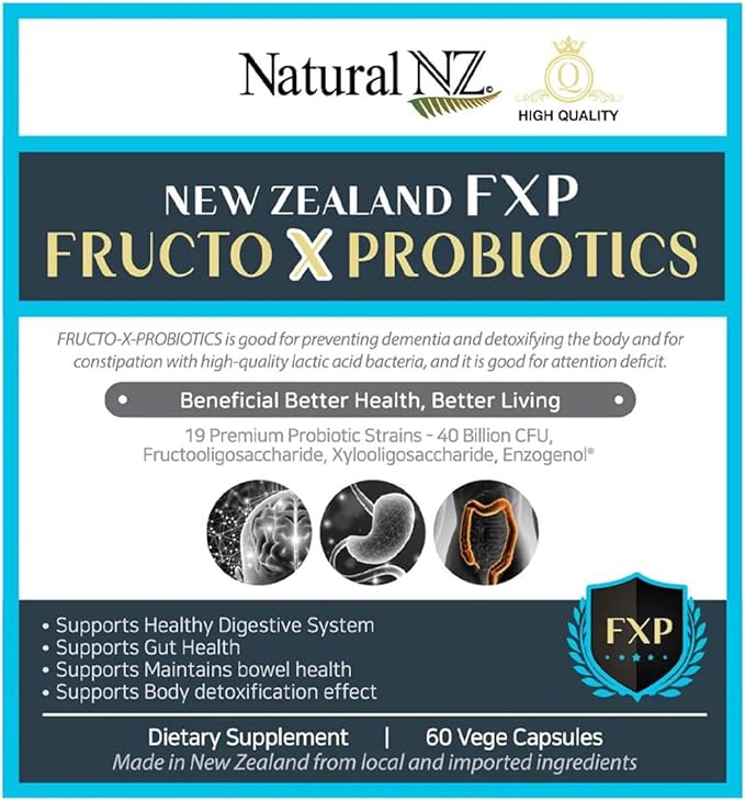 Fructo X Probiotics 40 Billion 60 Vege Capsules (3)