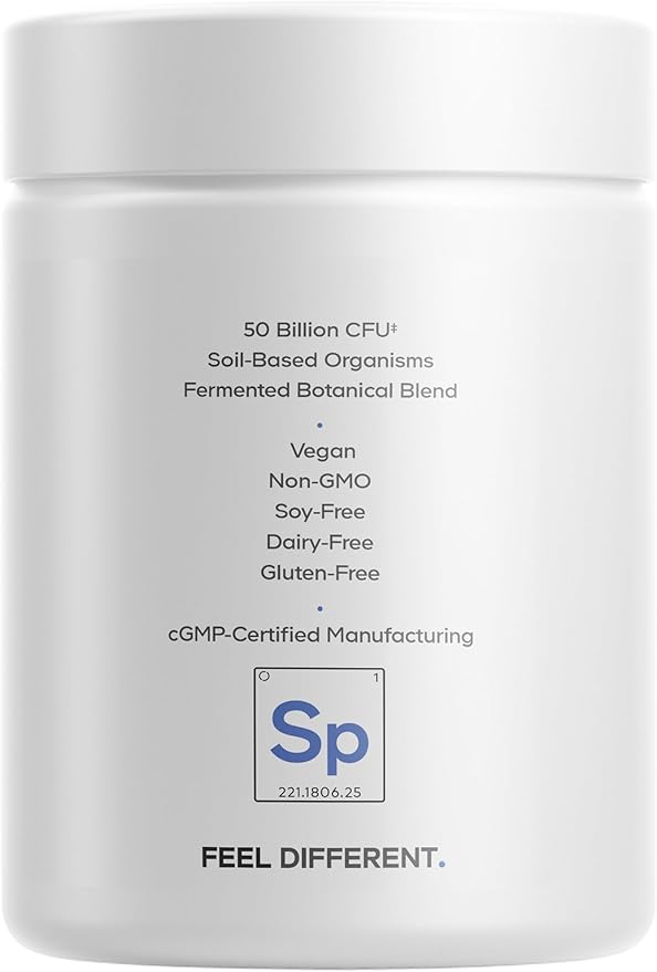 Codeage SBO Probiotics 50 Billion CFUs Per Serving Multi Strain Soil Based Organisms Blend and Organic Fermented Botanical Blend Shelf-Stable - 2 Pack