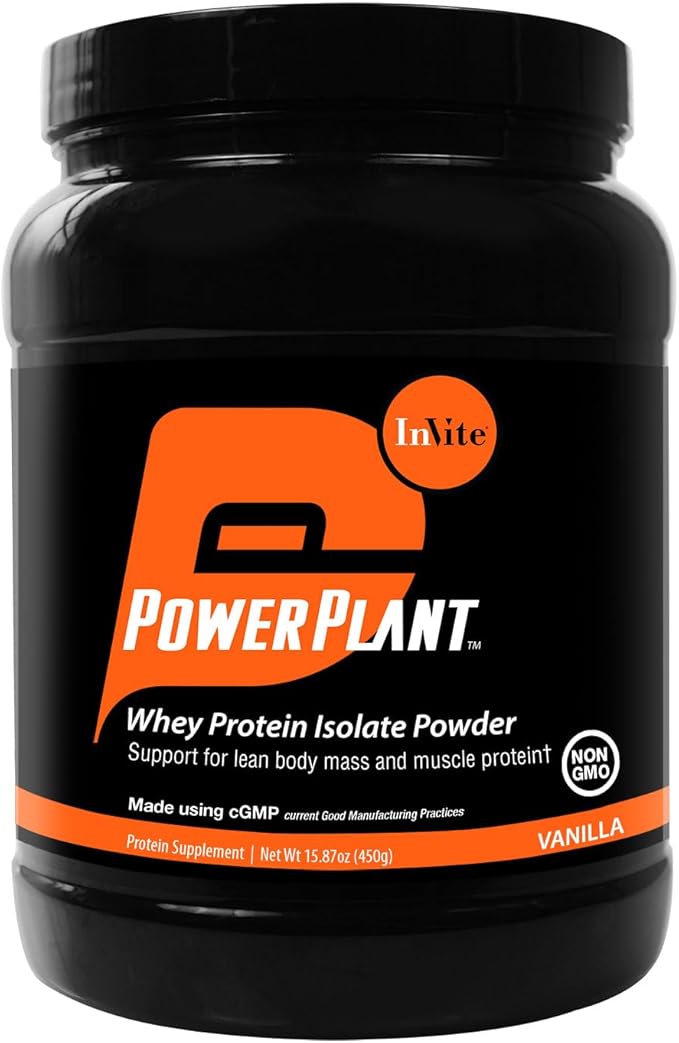 Invite Health Vanilla Whey Protein Powder - Support for Lean Body Mass and Muscle Protection - Essential Proteins for Individuals who are Sensitive to Dairy Products - 30 Servings