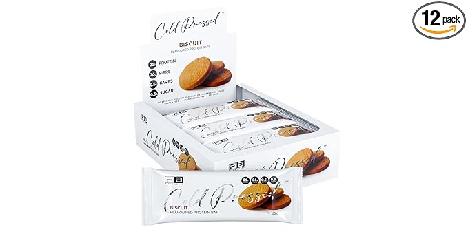 Fibre Boost Cold Pressed Biscuit flavoured Protein Bar