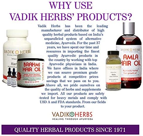 Certified Organic Vadik Herbs Digestive Aid Herbal Dietary Supplement | Supports to Intestinal System Promotes Normal Bowel Function (1 Pack)