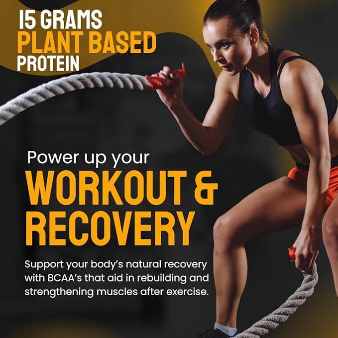 Plant Based Protein Powder - Earthy Chocolate - Only 6 ingredients - 0g Sugar - Vegan Protein Powder - 30 Servings - No Natural Flavors - No Artifical ingredients - Clean Plant Protien