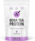 Boba Tea Protein Taro Milk | 25g Grass-Fed Whey Protein Isolate Powder | Gluten-Free &amp Soy-Free Bubble Tea Drink | Real Ingredients &amp Lactose-Free Protein Drink | 25 Servings