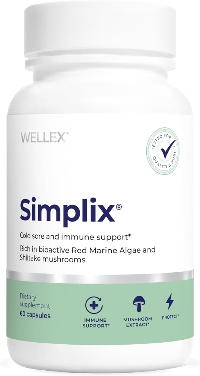 Simplix | Natural Supplement to Strengthen The Immune System | Respond to Outbreaks | Source of Highly Researched Mushroom &amp Seaweed Polysaccharides 60 Veggie Capsules (1 Pack)
