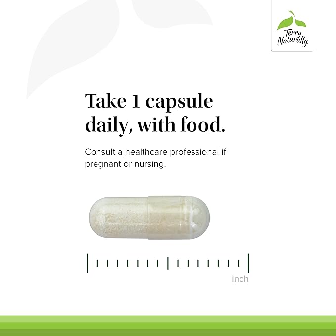Terry Naturally FloraSure Probiotic - Digestion Supplement to Aid Against Occasional Bloating &amp Support Gas Relief - Gut Health Support Supplement with Bifidobacterium Bifidum - 30 Capsules