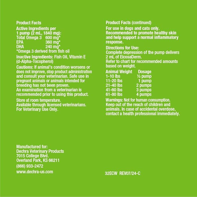 Omega 3 Liquid for Dogs and Cats 32 oz