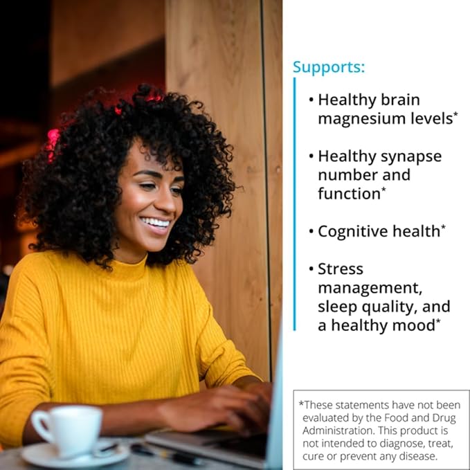 XYMOGEN OptiMag Neuro - Brain Health &amp Relaxation Support - Magnesium Glycinate &amp L-Threonate - Chelated Magnesium Powder - Mixed Berry Flavor - 2.64 Oz