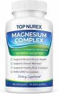Top Nurex Magnesium Complex Ultra for Women 1000mg – 8 Elemental Magnesium Blend with Glycinate Citrate Malate &amp Taurate High Absorption Magnesium Supplement for Daily Wellness Vegan Non-GMO