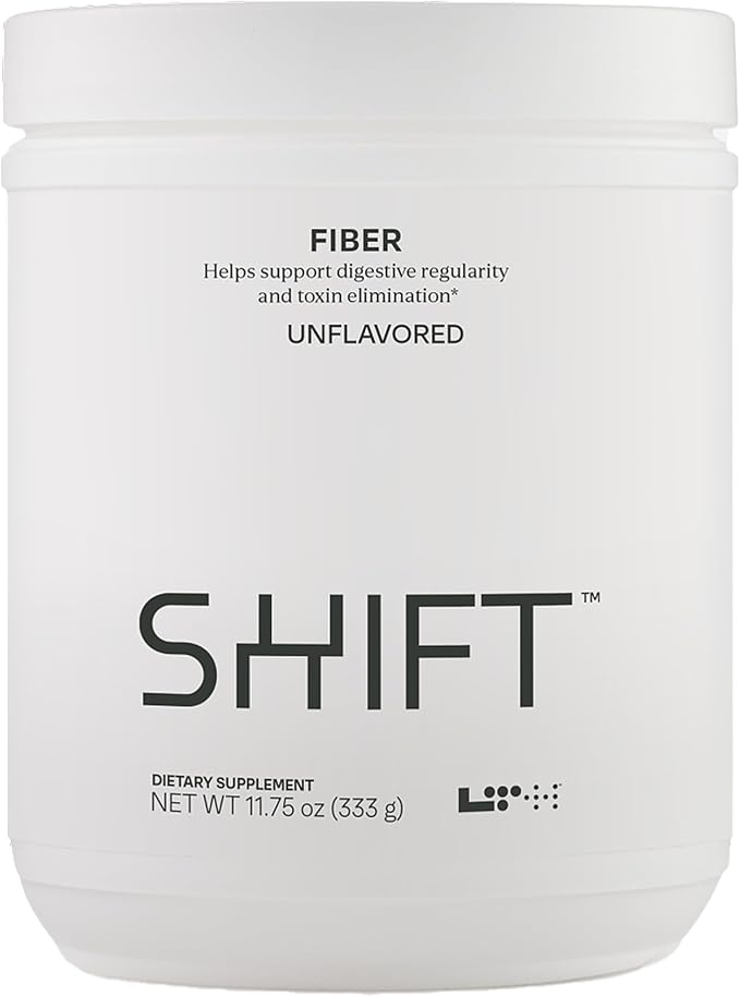 LTH Shift - Trusted by Life Time Members - Plant-Based Prebiotic Fiber Powder - Supports Hormone Gut Digestive &amp Heart Health - Unflavored (30 Servings)