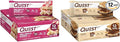 Quest Nutrition White Chocolate Raspberry Protein Bars High Protein Low Carb Gluten Free Keto Friendly 12 Count &amp S'mores Protein Bar High Protein Low Carb Gluten Free Keto Friendly 12 C