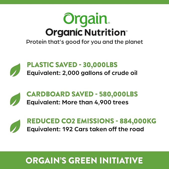 Orgain Organic Vegan Protein Powder and Protein Bars Bundle (2.03lb + 12 Count)