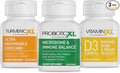 TrioXL - 3 Powerful Supplements That Promote a Strong Immune System Includes TumericXL VitaminXL D3 &amp ProbioticXL Gluten-Free Immune Booster 3-30 Count