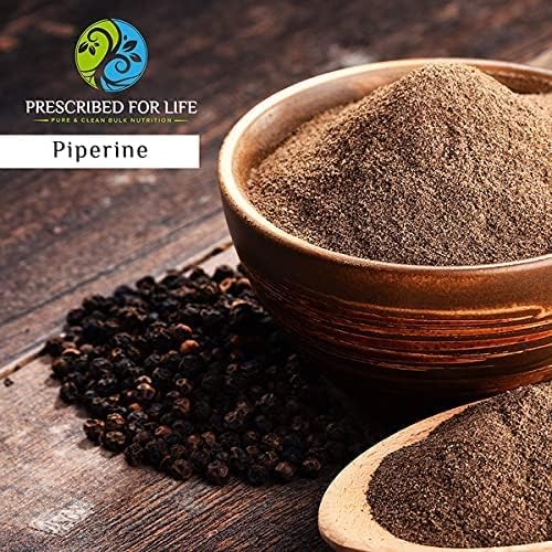 Prescribed For Life Piperine Powder 95% Black Pepper Extract Powder Gluten Free Vegan Non GMO Natural Antioxidant (14g)