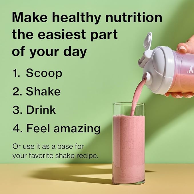 Shakeology 0g Added Sugar Plant Based Protein Powder Blend Gluten-Free Shake with Vitamins and Minerals – Helps Support Healthy Weight Loss Lean Muscle – Cookies &amp Creamy 30 Servings