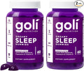 Goli Dreamy Sleep Gummy - 60 Count (Pack of 2) - Melatonin Vitamin D Magnesium and Lemon Balm Extract - Gelatin-Free Gluten-Free Vegan &amp Non-GMO