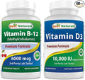 Best Naturals Vitamin B-12 6000 mcg &amp Vitamin D3 10000 IU