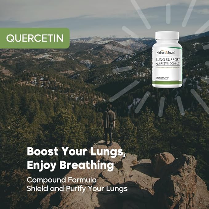 Quercetin Vitamin C Complex-Promotes Lung Health and Respiratory Circulation60 Capsules