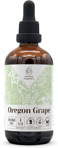 Oregon Grape Alcohol-Free Natural Tincture Extract Immune System Booster Liquid Drops Made from 100% (4 fl oz)