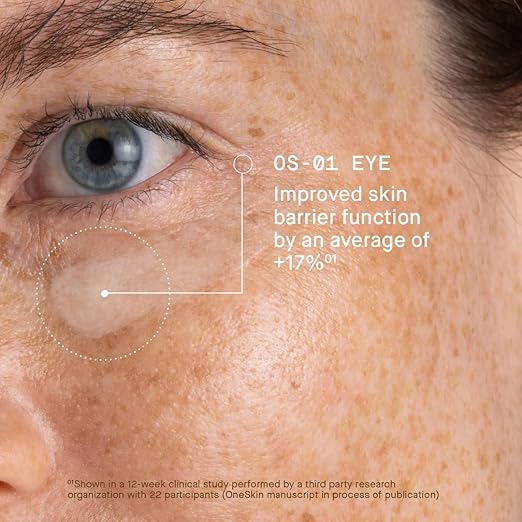 OneSkin EYE OS-01 Peptide Topical Supplement | Skin Longevity Age Reversal Eye Cream | Safe for Sensitive Skin Fragrance-Free