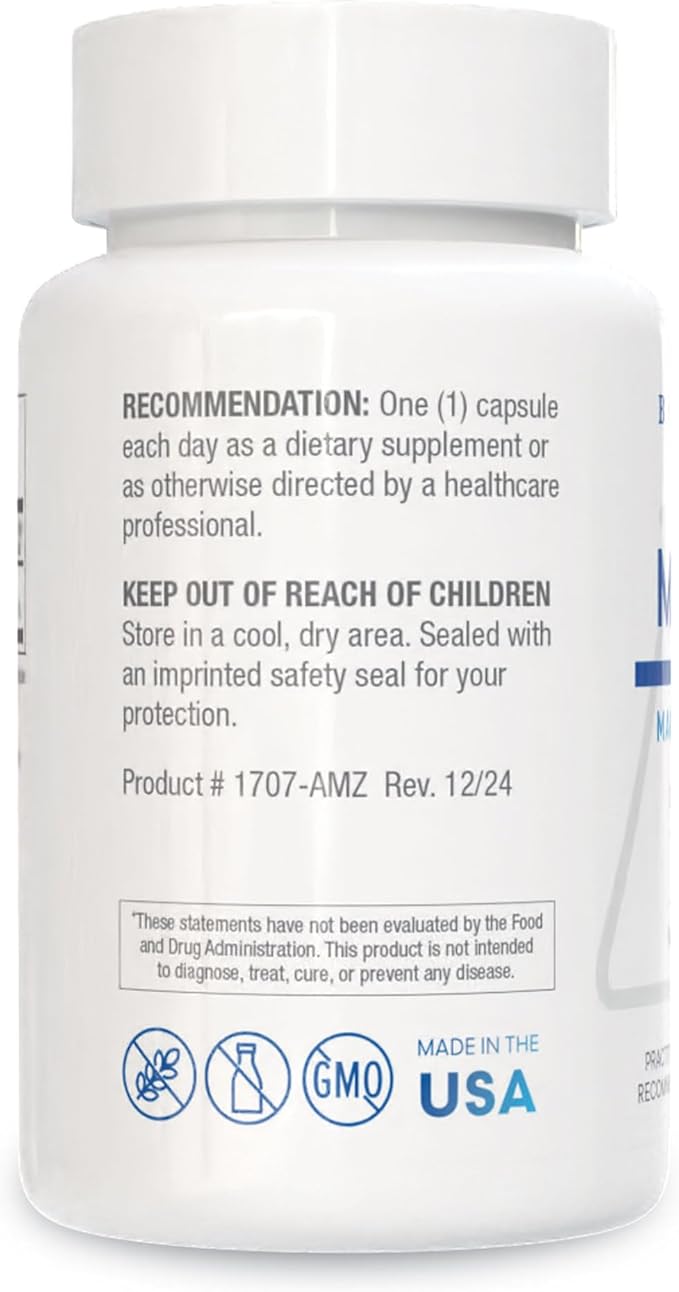 Biotics Research Mg-Zyme™ Triple Magnesium Complex 100 mg- Magnesium Glycinate Gluconate Aspartate Chelated Supplement High Absorption Support Sleep Energy Cardiovascular Health–100 Capsules
