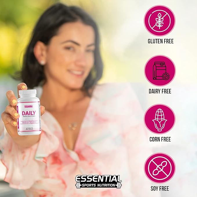 Multivitamins for Women Supplement-Includes Biotin -Vitamin A- Energy and Immune Support to Improve Blood Circulation Skin Hair &amp Nails