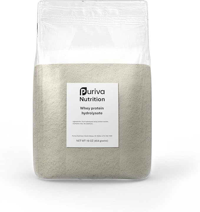 Protein Powder Hydrolyzed Whey Protein Isolate Plain 1 Pound