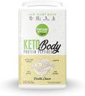 Portions Master Keto Body Protein Peptides Low Carb Keto Protein Powder with MCT Oil Peptides Fiber Vitamins Minerals (720g Vanilla Cream)