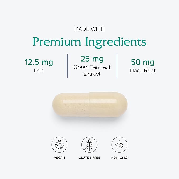 Vitanica FemTeen Symmetry Vitamins for Teens Daily Multivitamin Vegan 120 Capsules