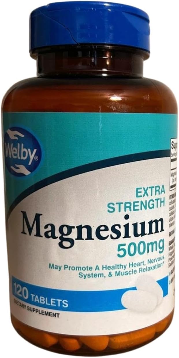 Extra Strength Magnesium 500mg 120 Tablets