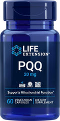 Life Extension PQQ (Pyrroloquinoline Quinone) 20 mg 60 Vegetarian Capsules