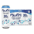 Nurri vanilla 12-Pack Ulta Filtered Milk Shake 30g Protein 1g Sugar 150 Calories 10 Vitamins Grade A Lactose Free (12 Pack Vanilla) SHIPPING BOX