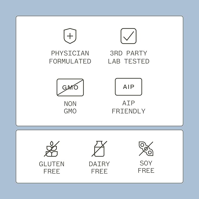 Amy Myers MD Primal Earth Probiotic - Digestive &amp Immune Support Supplement - Soil-Based Probiotic - Gluten-Free &amp Non-Dairy - Paleo-Friendly Adult Health Supplement - 30 Capsules