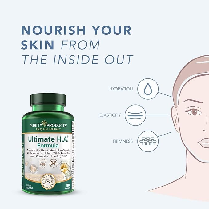 Purity Products Bundle - MyBiotin ProClinical + Ultimate H.A MyBiotin ProClinical (Biotin MB40X Matrix Astaxanthin) - Ultimate H.A. (BioCell Collagen Quercetin Hyaluronic Acid +More)