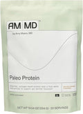 Amy Myers MD Paleo Protein Powder - with Collagen Peptides for Gut Health - Supports Hair Skin &amp Nails - Non-GMO Gluten-Free Non-Dairy &amp More - Salted Caramel - 19.54 oz (20 Servings)