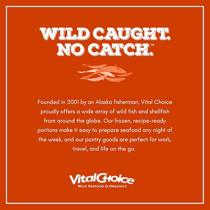 Vital Choice MSC Wild Alaskan Sockeye Salmon Oil and Vitamin D3 Dietary Supplement 180 Softgels