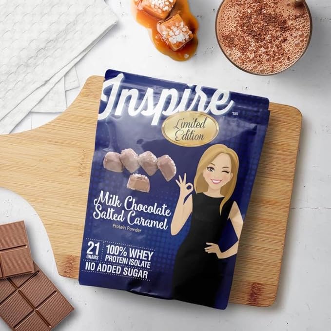 Bariatric Eating Inspire Milk Chocolate Salted Caramel 21g Whey Protein Isolate Powder