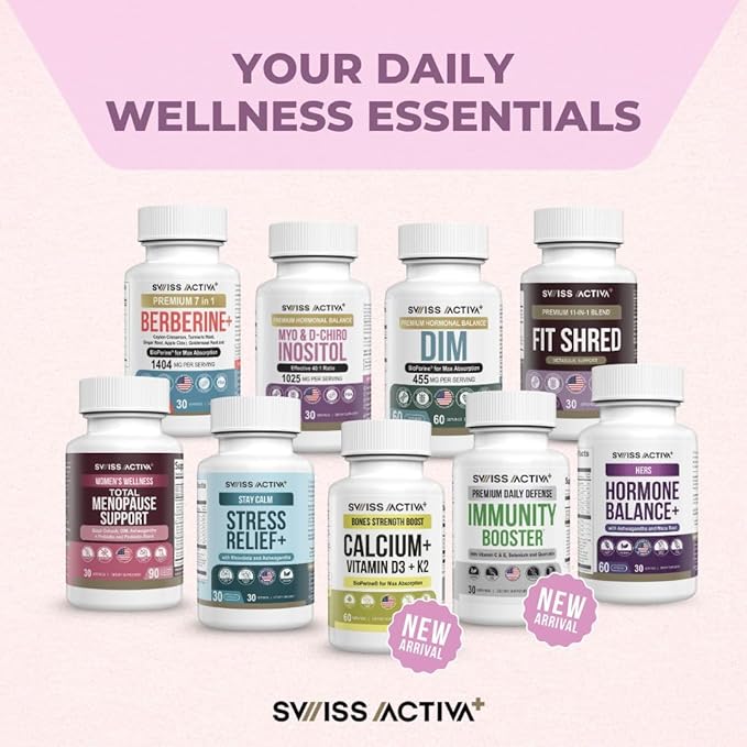Swiss Activa+ Labs Calcium with Vitamin D3 &amp K2 – Vegan Non-GMO Bone &amp Teeth Support Supplement – Immune &amp Muscle Function – Heart Health D3 K2 Vitamins for Men &amp Women Gluten–60 Day